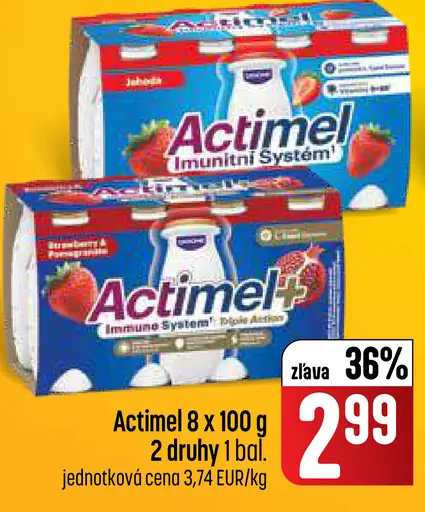 Danone Actimel Imunitní systém nápoj