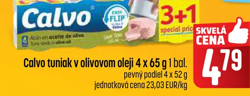 Calvo tuniak v olivovom oleji