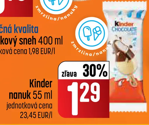 Kinder nanuk čokoládový