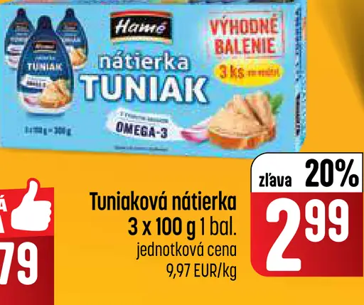 Hamé Tuniaková nátierka