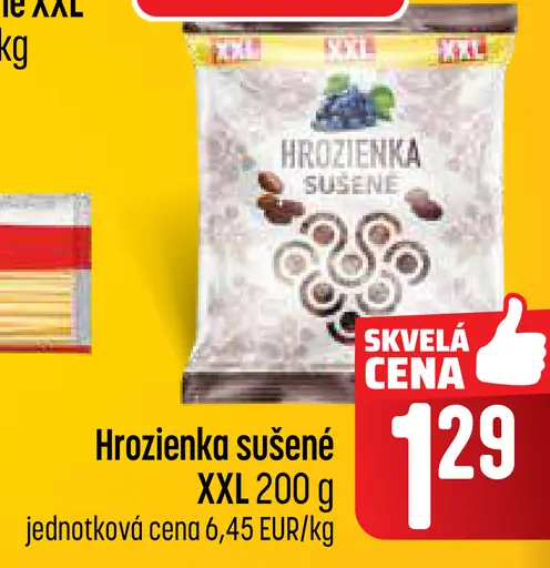 Hrozienka sušené XXL