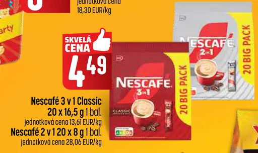 Nescafé 3in1 Classic instantná káva