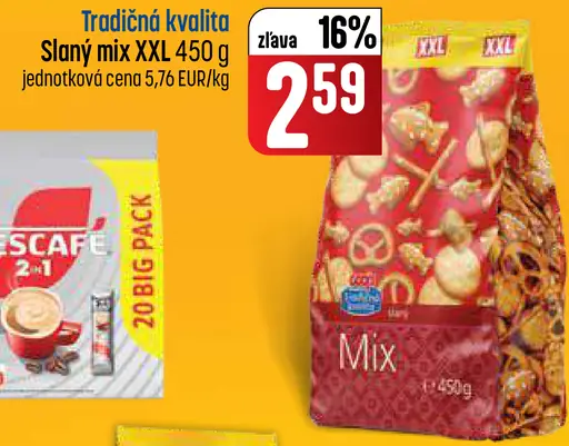 Tradičná kvalita slaný mix XXL