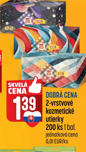 Domácí 2-vrstvové kozmetické utierky