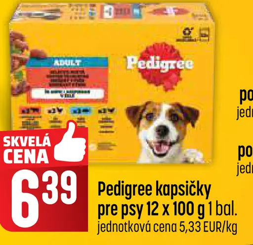 Pedigree kapsičky pre psy