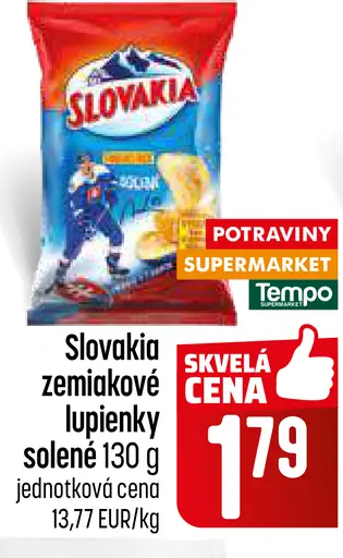 Slovakia zemiakové lupienky solené