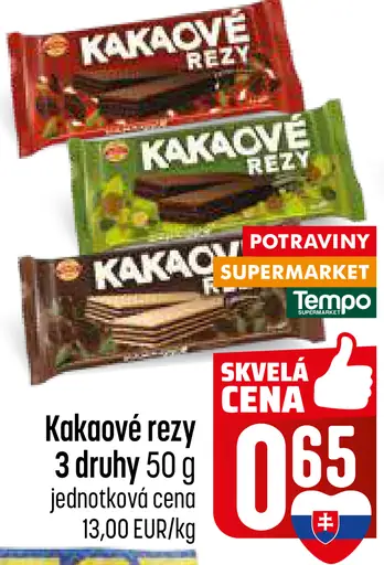 Kakaové rezy