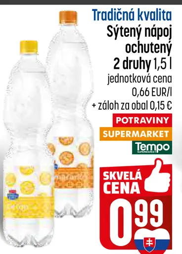 Tradičná kvalita Sýtený nápoj ochutený