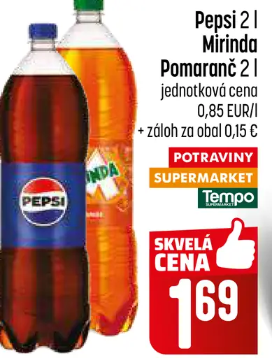 Pepsi sýtený nápoj