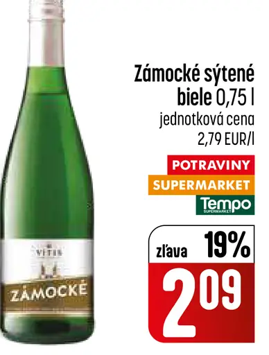 Zámocké sýtené víno biele