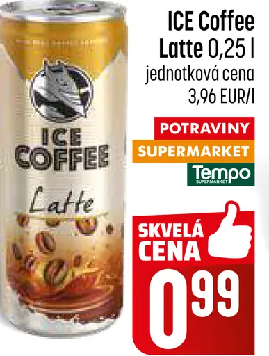 ICE Coffee Latte kávový nápoj