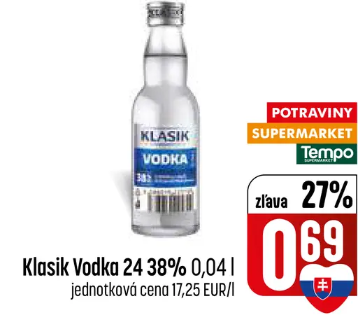Klasik Vodka 24 38% vodka
