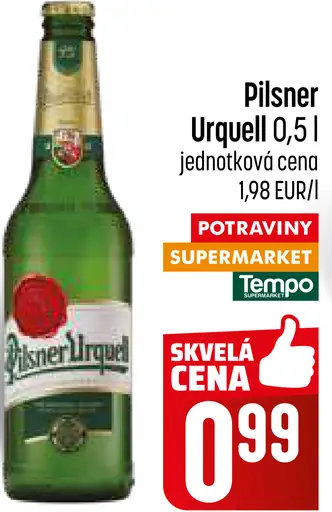 Pilsner Urquell pivo