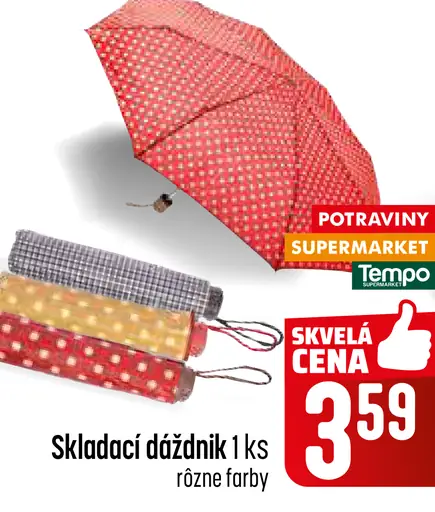 Skladací dáždnik
