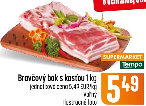 Bravčový bok s kosťou