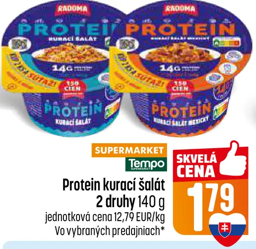 Protein kurací šalát 2 druhy