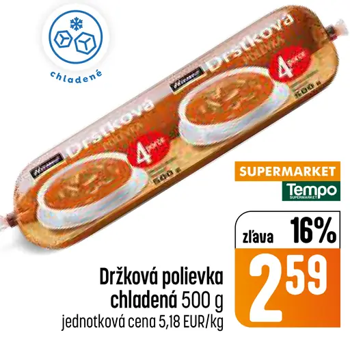 Držková polievka chladená