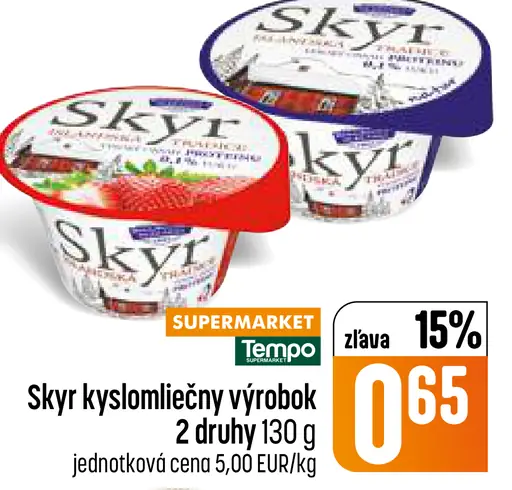 Skyr Kyslomliečny výrobok