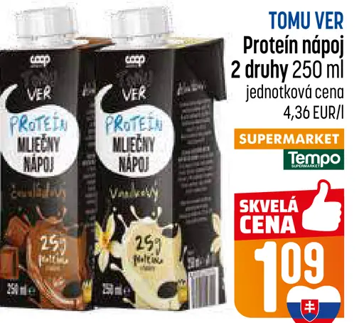 TOMU VER Protein nápoj mliečny