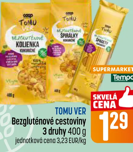 Coop Ver bezgluténové cestoviny