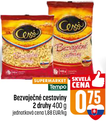 Cessi bezvaječné cestoviny