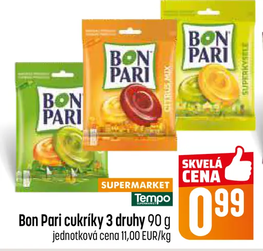 BON PARI cukríky