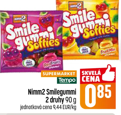 Nimm2 Smilegummi želé cukríky