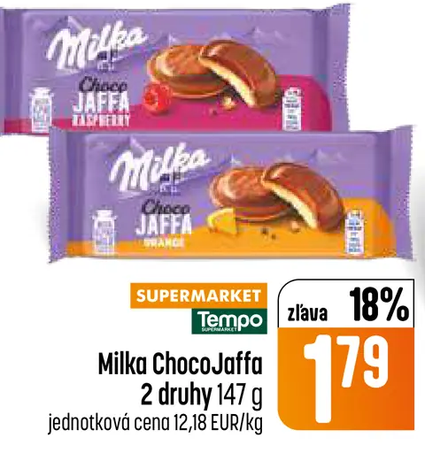 Milka ChocoJaffa sušienky