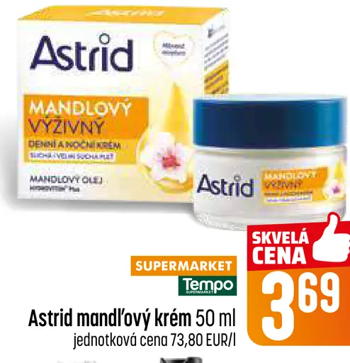 Astrid mandľový krém