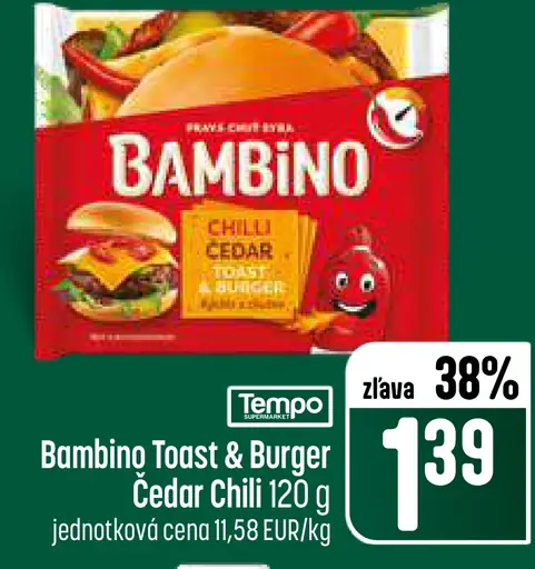 Bambino Toast & Burger Cedar Chili syr