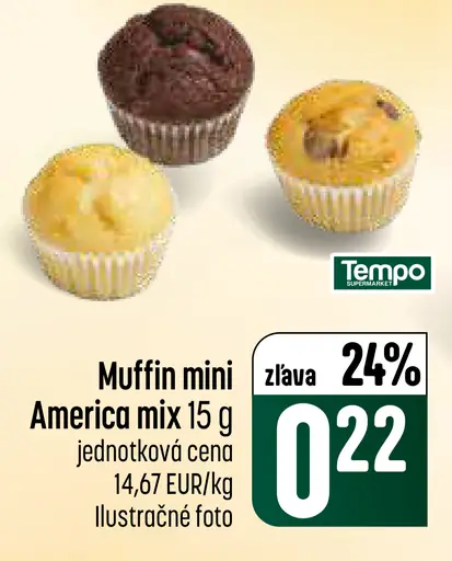 Muffin mini America mix sladké pečivo