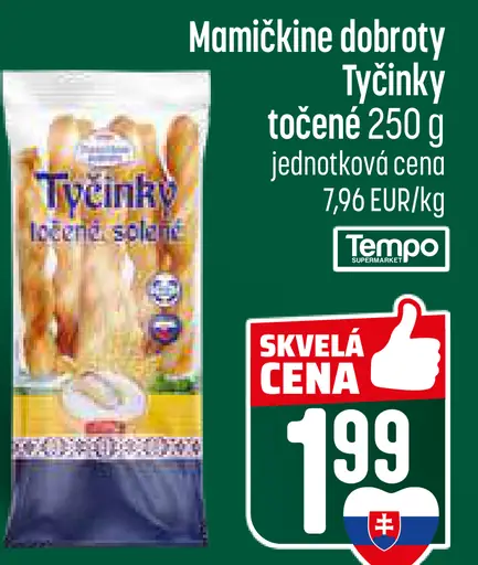 Mamičkine dobroty tyčinky točené