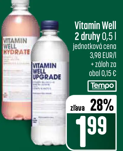 Vitamin Well funkčný nápoj