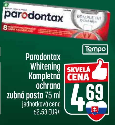 Parodontax Whitening Kompletná ochrana zubná pasta