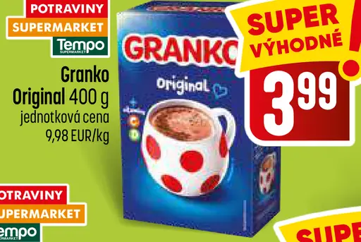 Granko Original kakaový nápoj v prášku