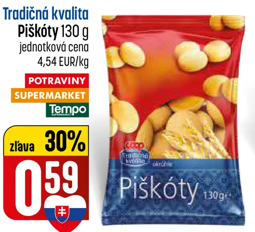 Tradičná kvalita Piškóty