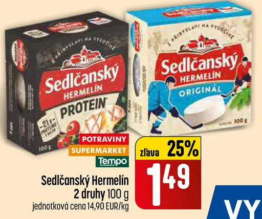 Sedlčanský Hermelín syr