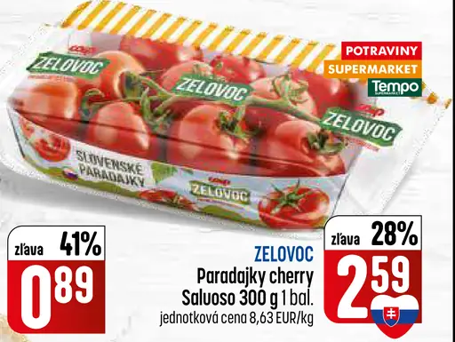 Cherry paradajky Salusco
