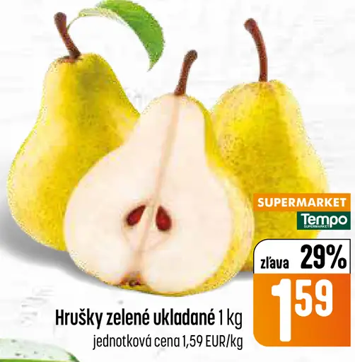 Hrušky zelené