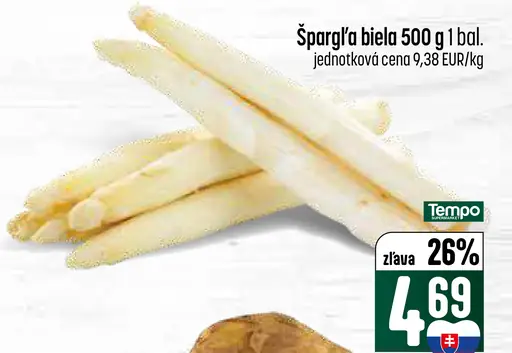 Špargľa biela
