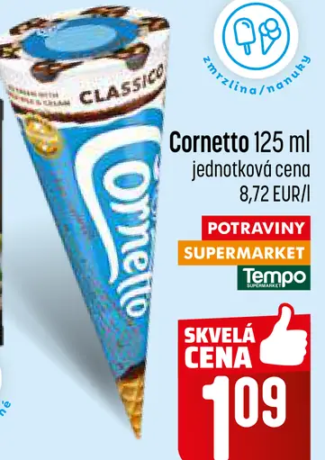Cornetto Classico zmrzlina