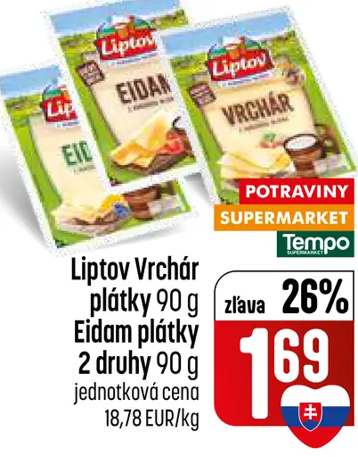 Liptov Eidam plátky