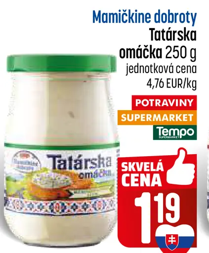 Mamíčikine dobroty Tatárska omáčka