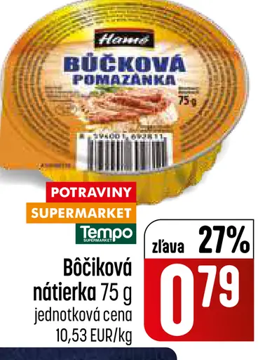 Hamé Bôčiková nátierka