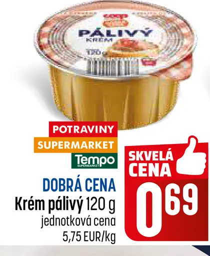 Krémy pálivý nátierkový syr