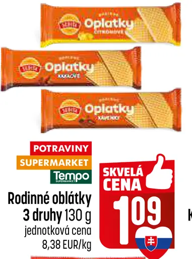 Opavia rodinné oblátky