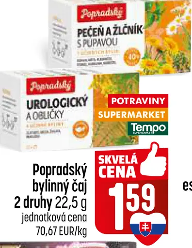 Popradský Bylinný čaj šípky