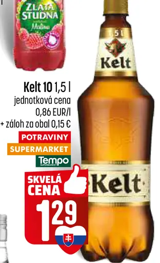 Kelt pivo plechovka