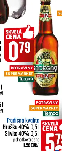 Radegast Ryze hořká 12 pivo plechovka