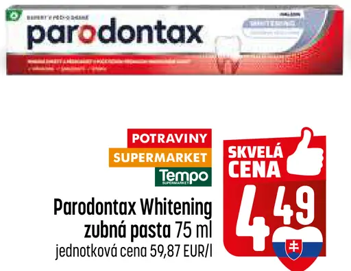 Parodontax Whitening zubná pasta